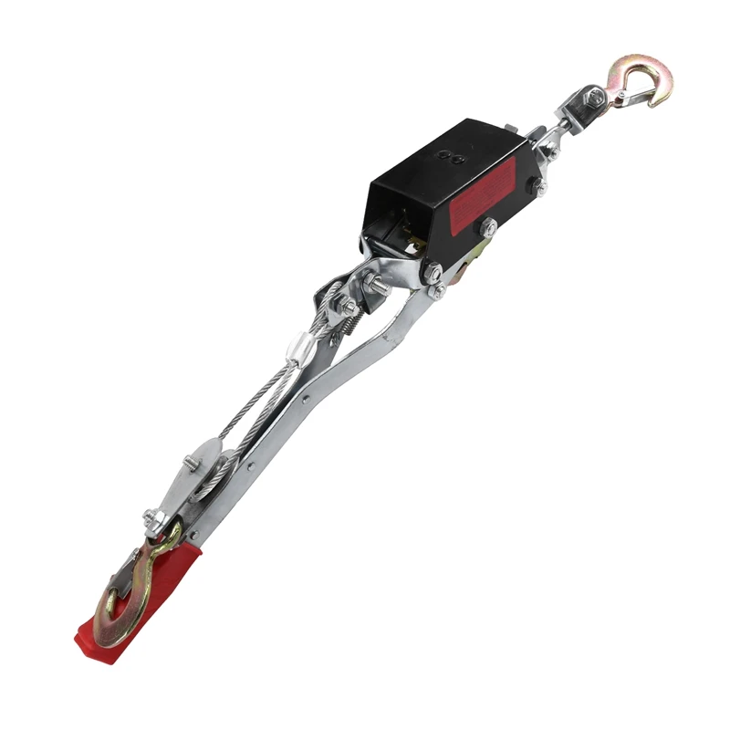 

Wire Rope Hand Power Puller Tighten Tool Tightener Double Hook Lifting Tool Wire Power Puller Heavy Duty Power Puller 2T