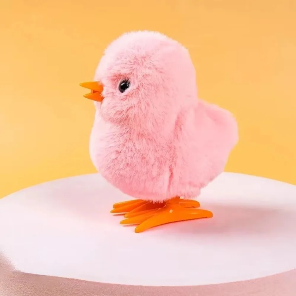 Gift Jumping Chicken Duck Yellow Jumping Chicken Clockwork Simulation Interactive Cartoon Walking Hopping For 2 To 4 Years