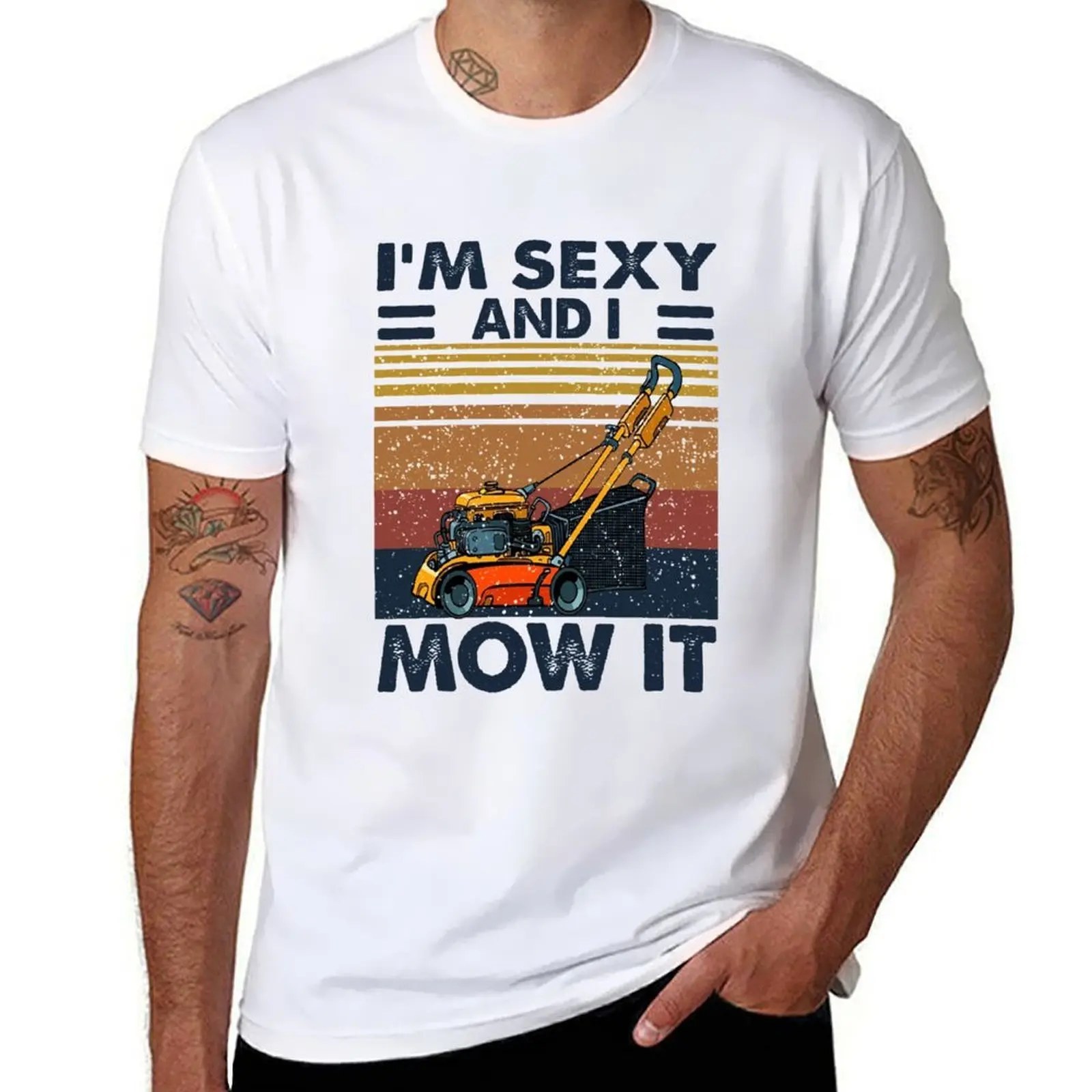 man Landscapers Mowing T-Shirt it prints I'm Mow and tshirt with Lawn t t plain Sexy shirts shirt man I