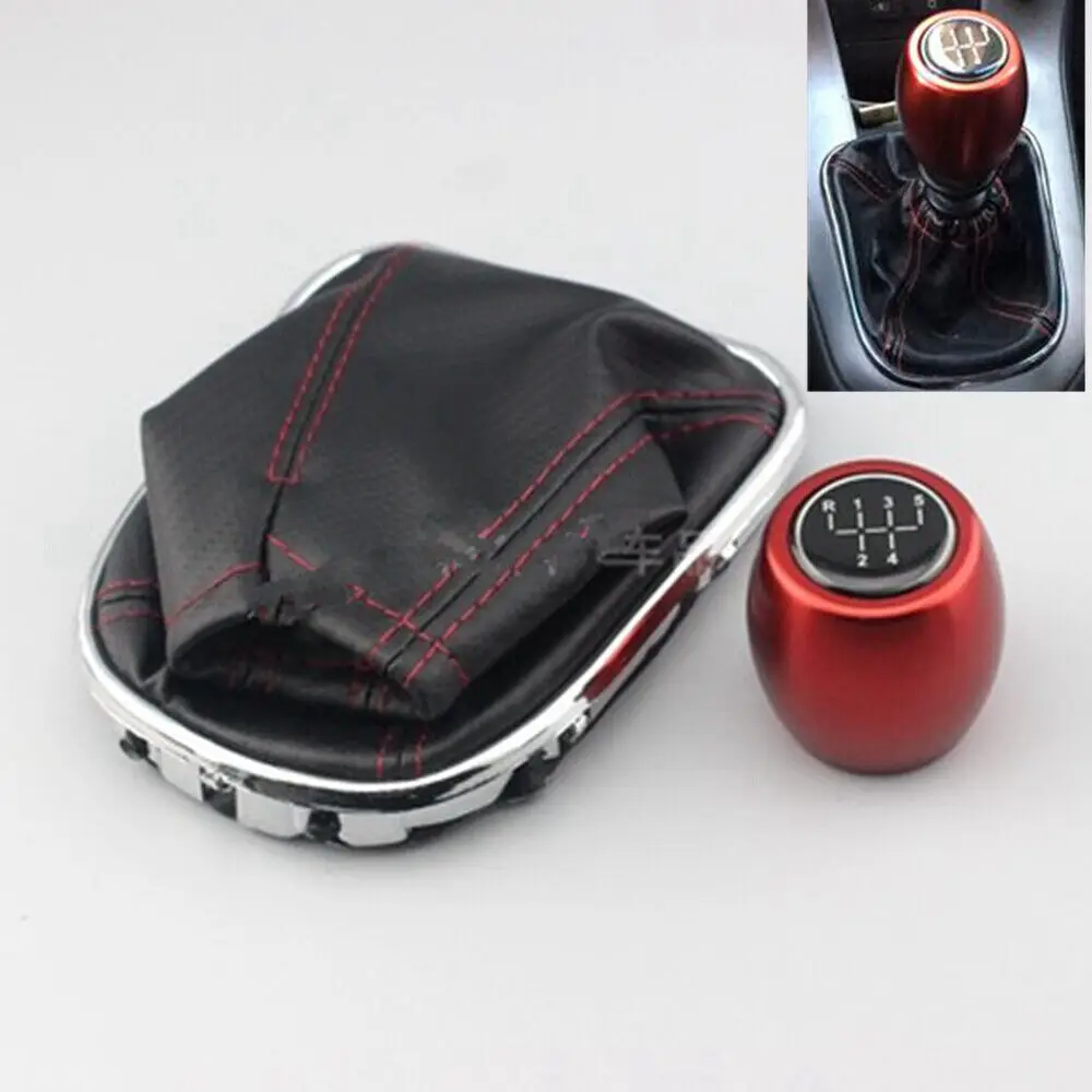 

WXZOS лучшая 5-скоростная ручка переключения передач из красного алюминиевого сплава для Chevrolet Cruze 2010-15