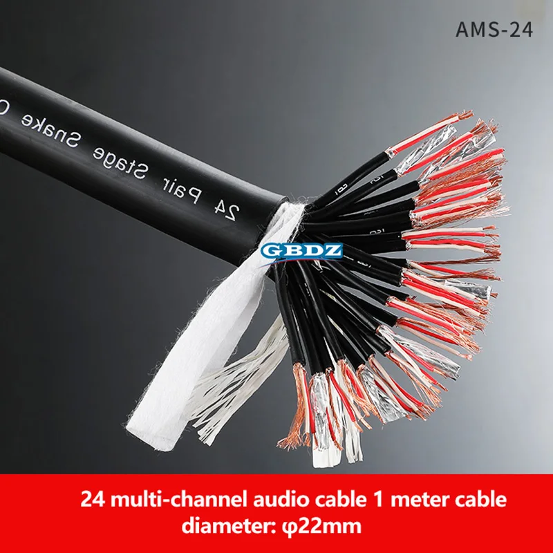

1-20M Multichannel Cable 2/4/8/12/16/24 Way Multi-core Audio microphone Stage Signal Cable Mixer XLR Male /Female Rainbow Cable