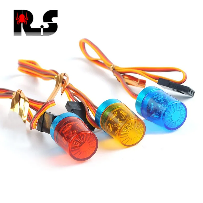 RC Car LED Light Strobing-blasting/Flashing/Rotating Mode for RC Car 1:14 Tamiya Tractor RC Excavator Engineering Truck