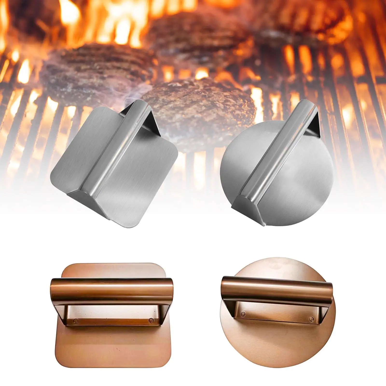 

Burger Presses Smooth Nonstick Hamburger Press for Cooking Barbecue Steaks