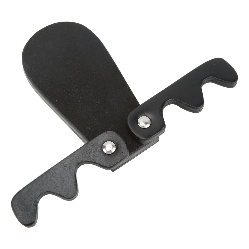 Billiard Accessories Portable Billiard Cue Rack 4 Holes Foldable Snooker Stick Holder Leather Pool Cue Holder Snooker Table