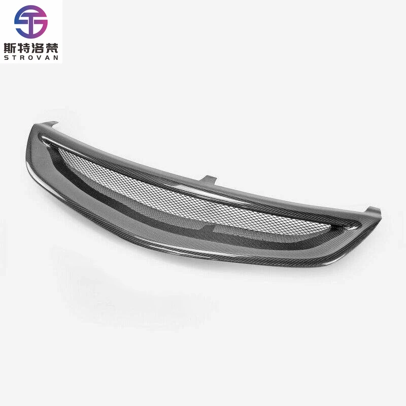 

STLF Real Carbon Fiber Front Bumper Grille for Hondas Civic FD2 06-08