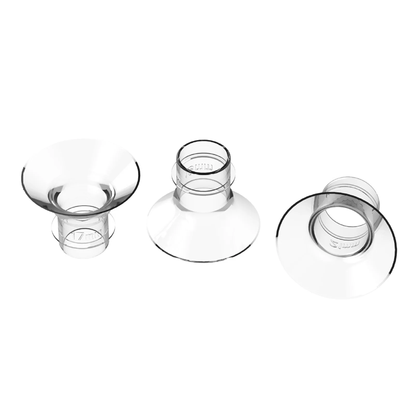 Breast Milk Pump Flange Inserts Breast Converter Practical Breast Pump Replacement Accessories 17mm 19mm 21mm