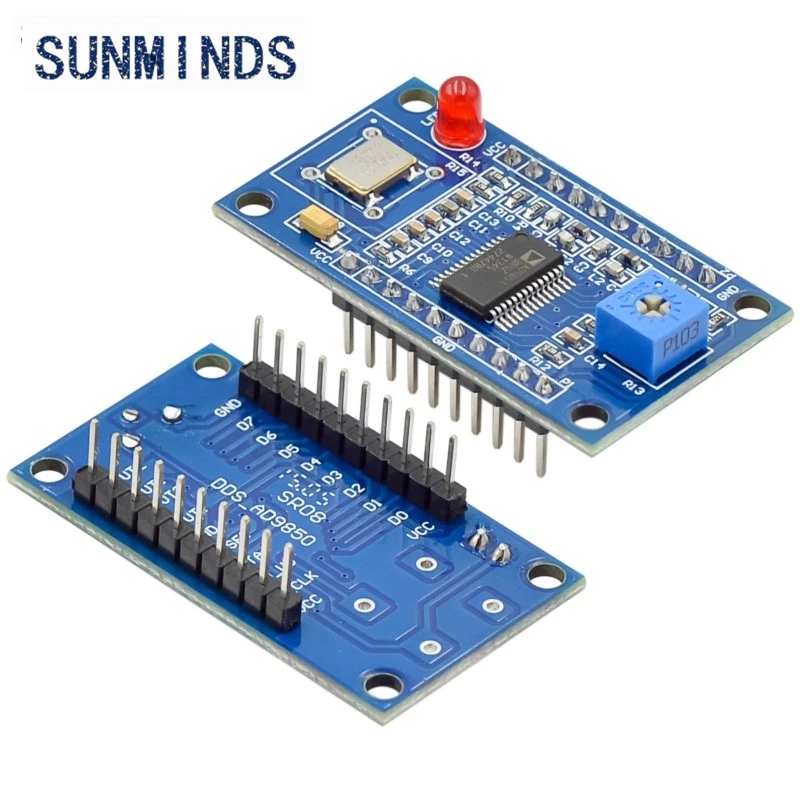 Módulo IC AD9850/AD9851 DDS gerador de sinal placa de desenvolvimento de onda senoidal 125MHz