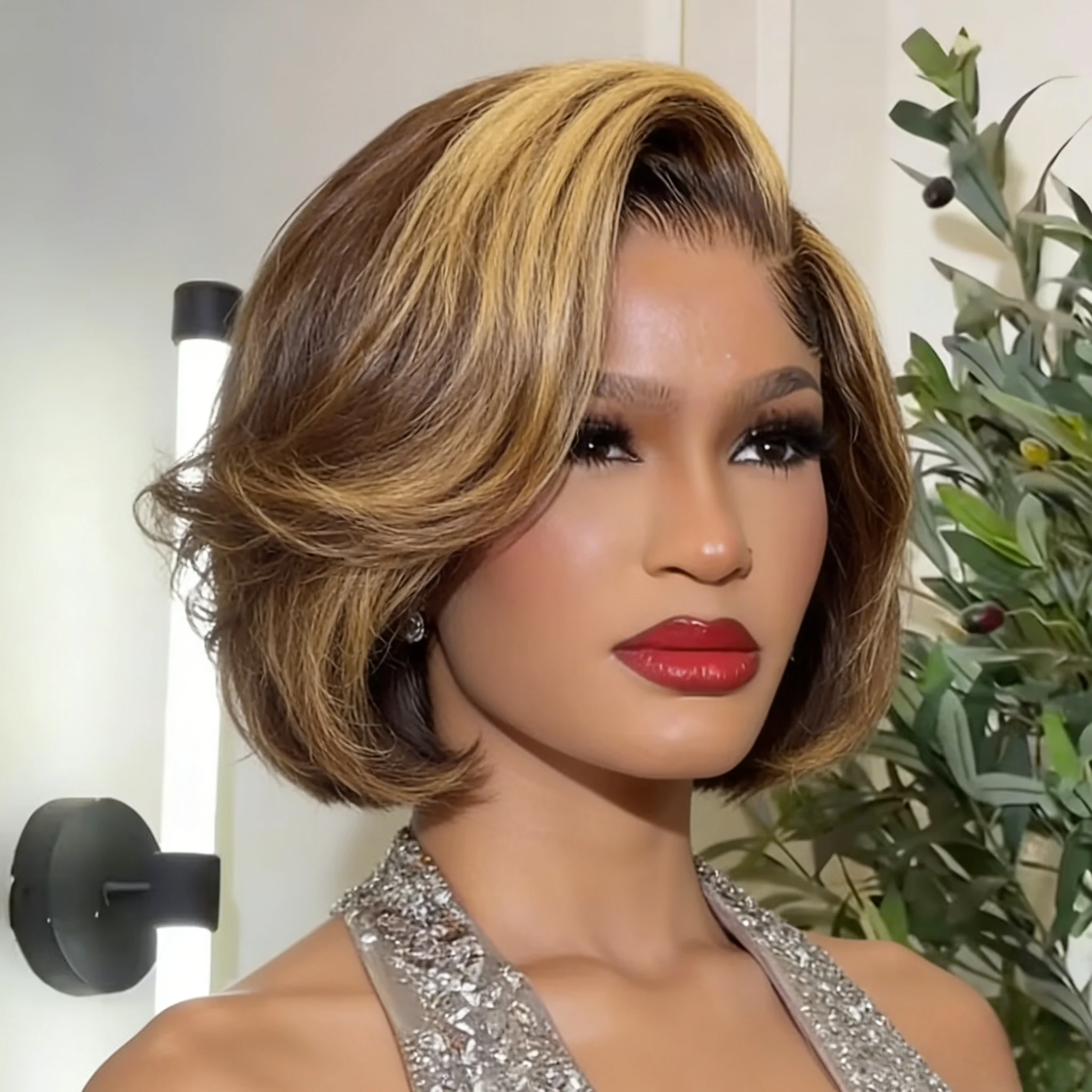 

13x4 Lace Front Human Hair Wig straight Human Hair Wig Short Bob Human Hair Wigs 180 % Density