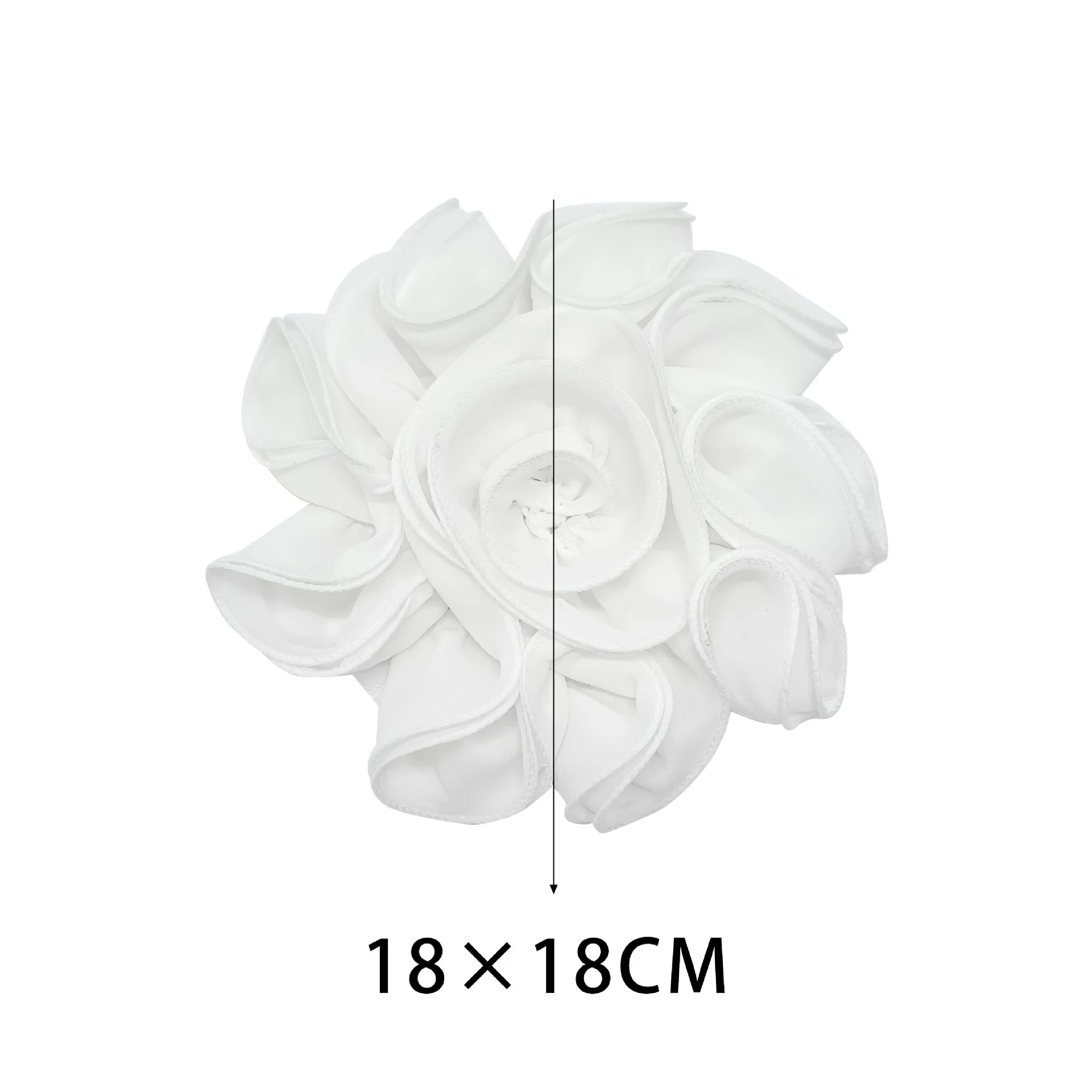 Folded Chest Flower Multi-Layer Three-Dimensional Large Flower DIY Accessory Wedding Dress Decoration