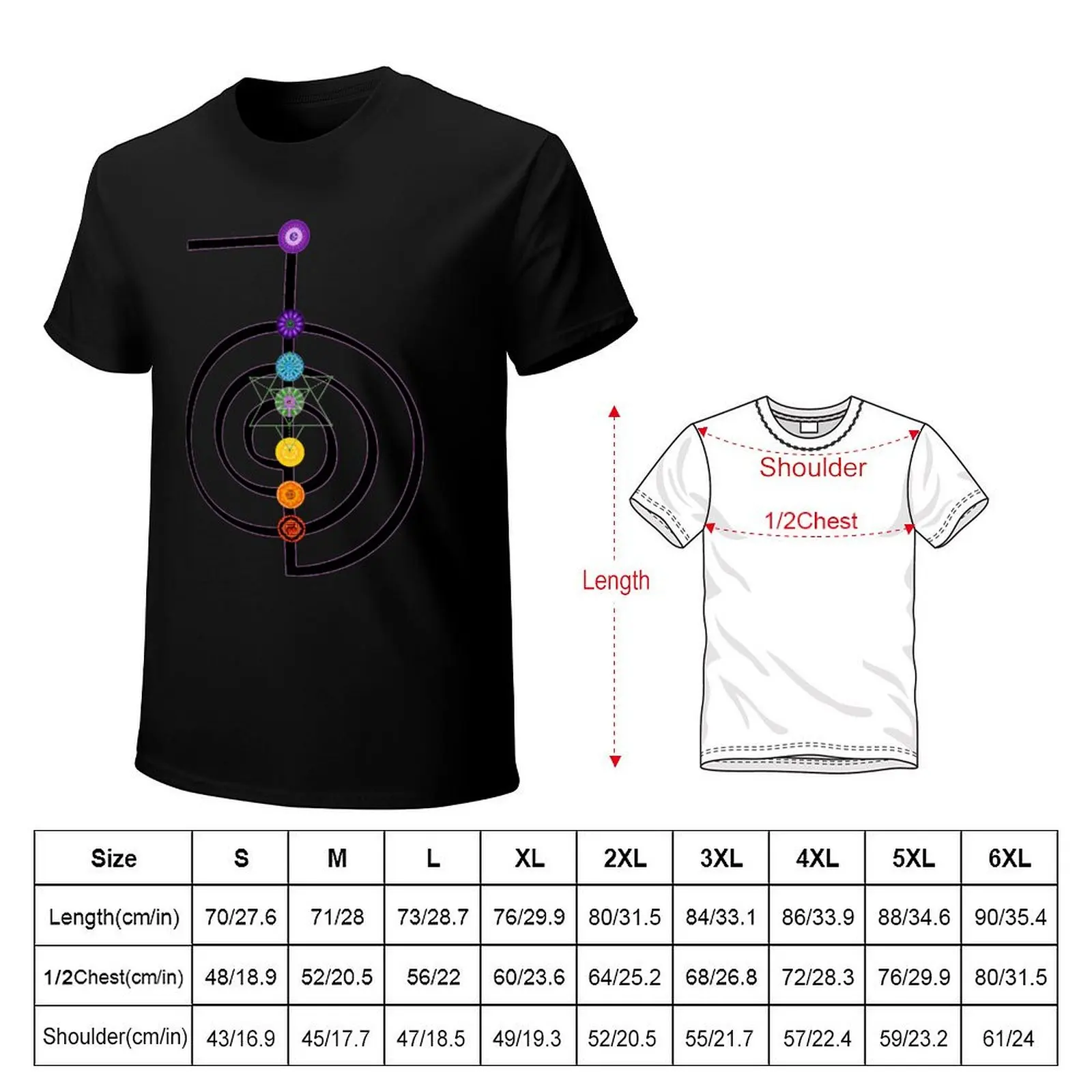 Cho Ku Rei: The Reiki Power Symbol T-Shirt custom t shirt cute tops shirts graphic tees T-shirt men