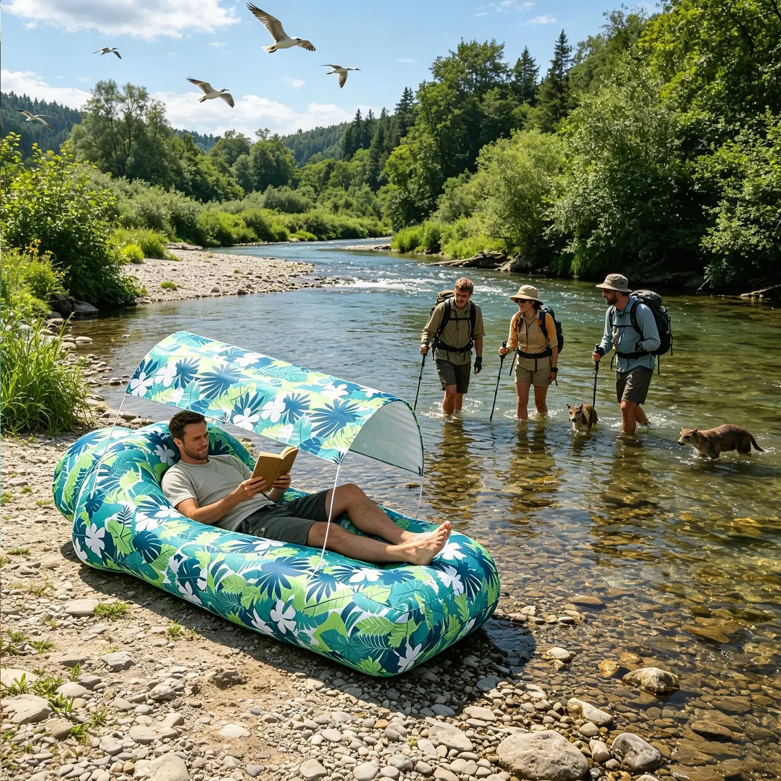 beach-inflatable-lounger-pool-air-sofa-with-sun-shade-easy-to-set-up-hiking-lounger-for-outdoor-camping-hiking-picnic-vacation