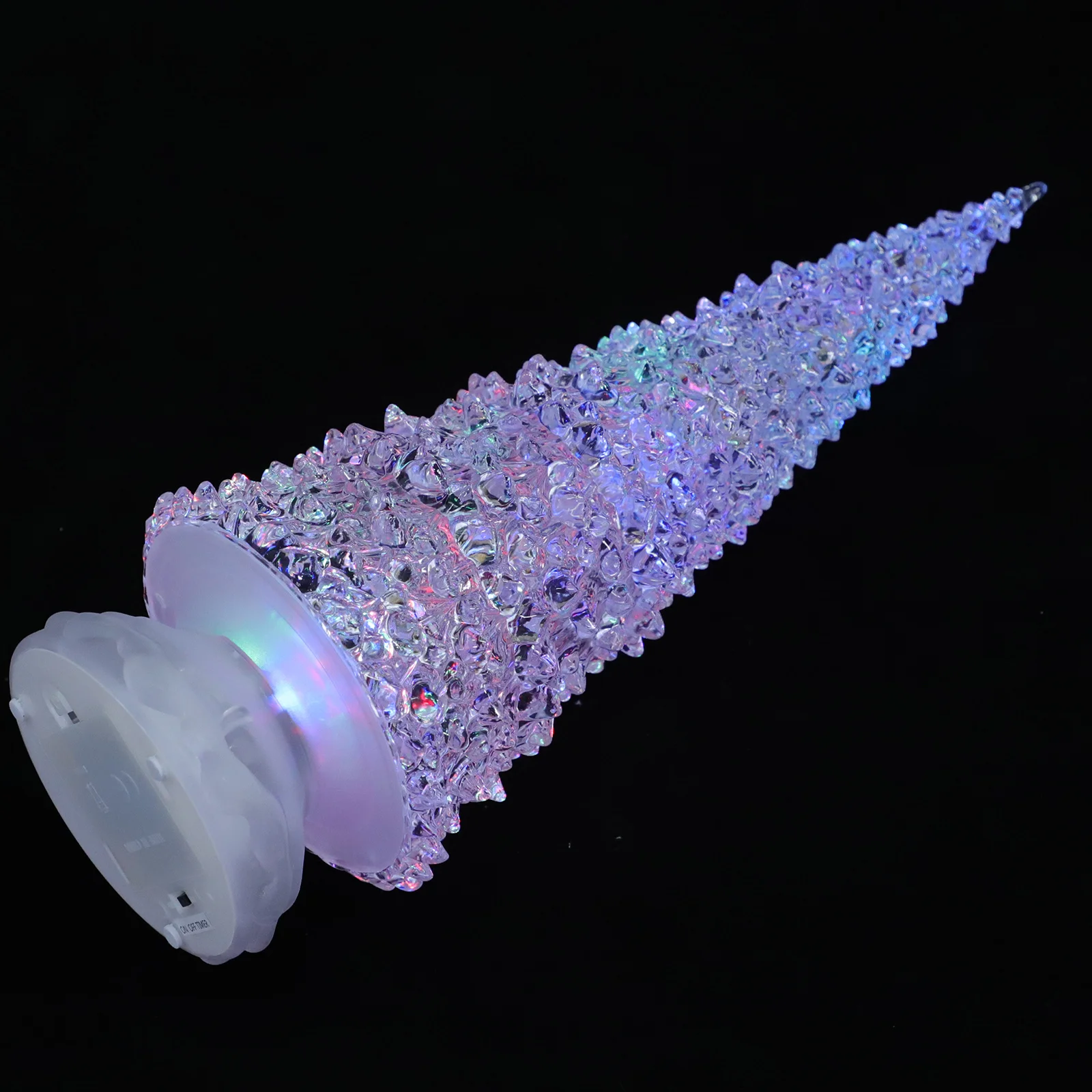 1 قطعة LED شجرة عيد الميلاد ضوء الليل الكرتون الاكريليك مصباح السرير سطح المكتب ديكور ضوء الليل الملونة للمنزل عيد الميلاد مصباح غرفة النوم