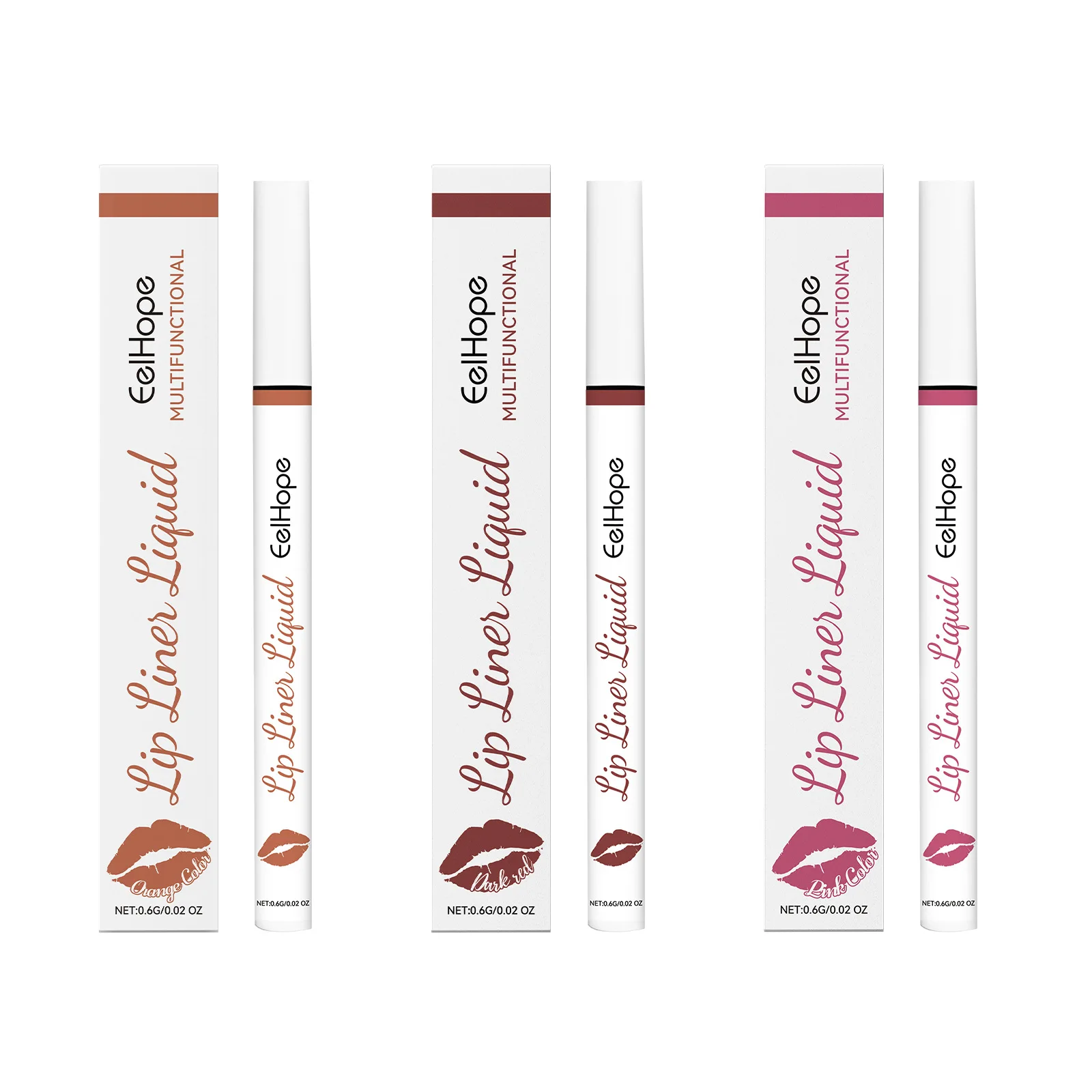 Lipliner Vloeibaar Potlood Hydraterende Sexy Lip Make-Up Opvullende Lip Natuurlijke Kleur Waterdicht Blijvende Non-stick Cup Lip Liner Pen