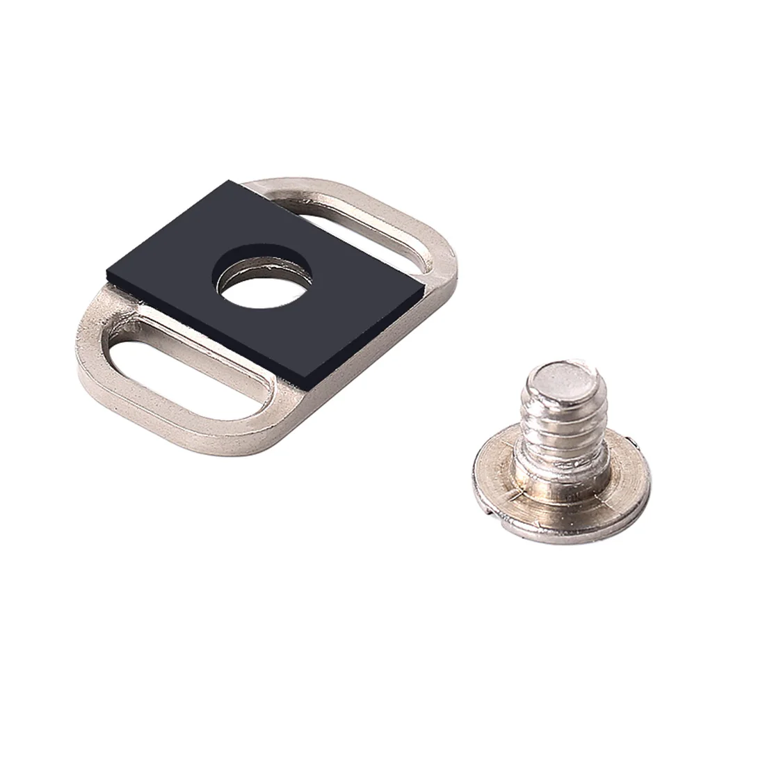 1x 1/4" Schraube Schnellwechselplatte Untermontageadapter SLR Kamera Armband Hals Schultergurt Sicherheitsumwandlung Schnallenteile – Detail 5
