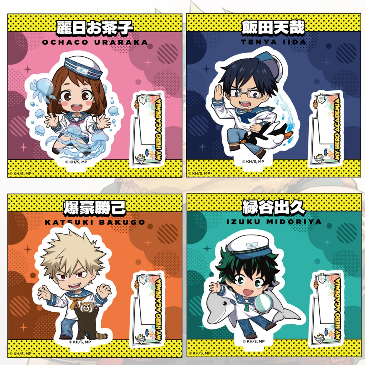 Nuevo Llavero de Anime My Hero Academia con Figura de Acrílico de 10 cm de Izuku Midoriya y Katsuki Bakugo, Decoración de Escritorio, Regalo de Carnaval