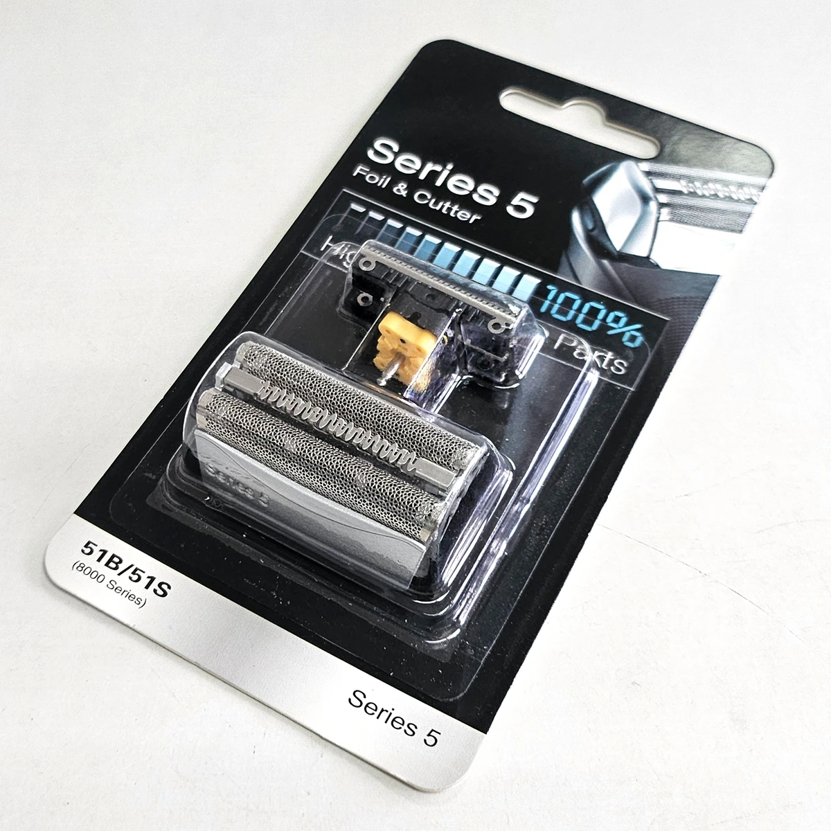 

Silver 51s Replacement Foil Head Cutter Compatible for Braun 5 Electric Shaver wfs1 wfs2 510, 550, 560, 570cc, 590cc...