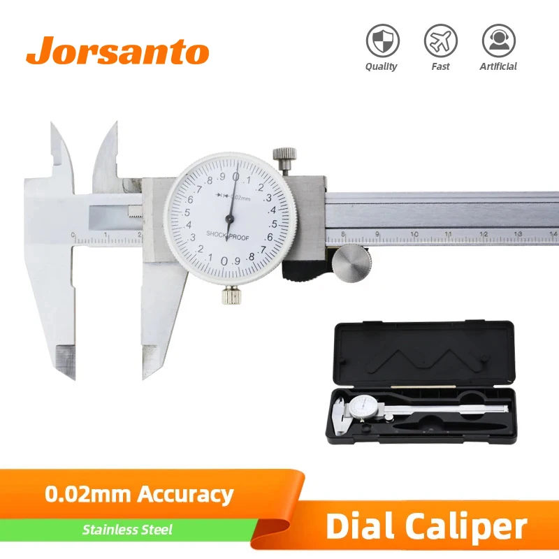 Dial Caliper Metal Vernier Caliper With Dial Indicator Micrometer Stainless/Carbon Steel Gauge Measuring Tools Pied A Coulisse