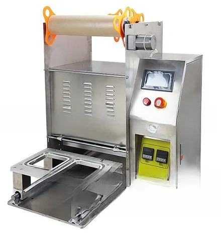 

Milk tea cup sealing fast food box sealing machine
