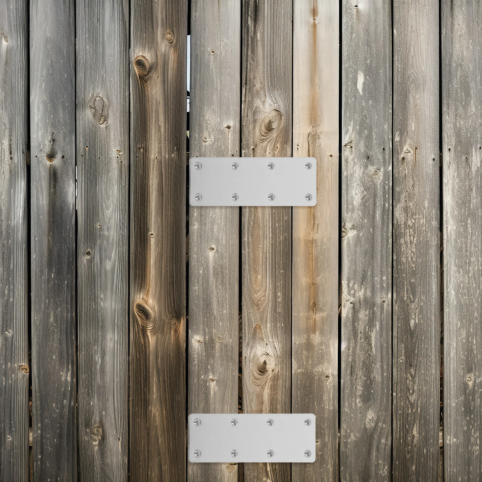 

5pcs Mending Plates For Wood Stainless Steel Flat Straight Braces Repair Connectors For Furniture Wood Joints Fixing Support