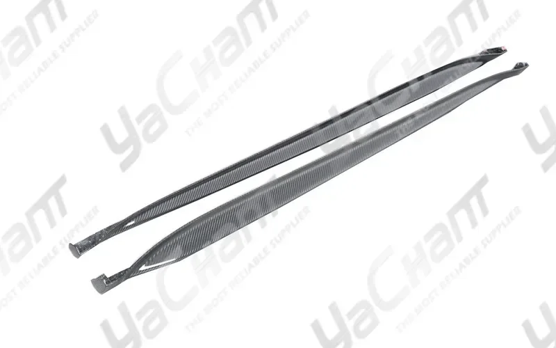 Car-Styling Dry Carbon Fiber GT3 Style Side Skirts Fit For 2019-2021 911 992.1 Carrera & S & 4 & 4S GT3 Style Side Skirts
