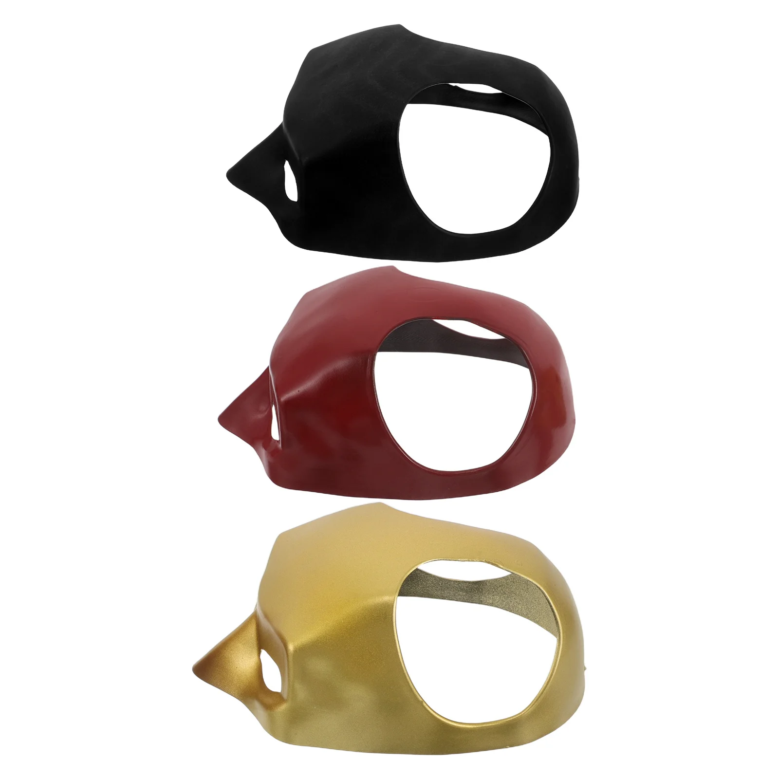 

3Pcs Cat Mask Pet Dress Up Accessory Cute Cartoon Holiday Festival Party Decorative Mask Costume Party Masks Funny