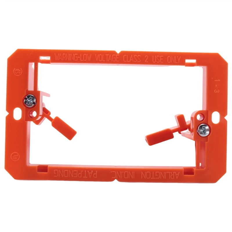 

Low Voltage Mounting Bracket 1 Gang Multipurpose Drywall Mounting Wall Plate Bracket - (Single Gang, 30 Pack)