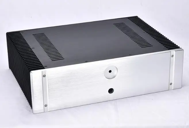 Full Aluminum class A power amplifier home audio amp DIY chassis heatsink case box 430*120*311mm