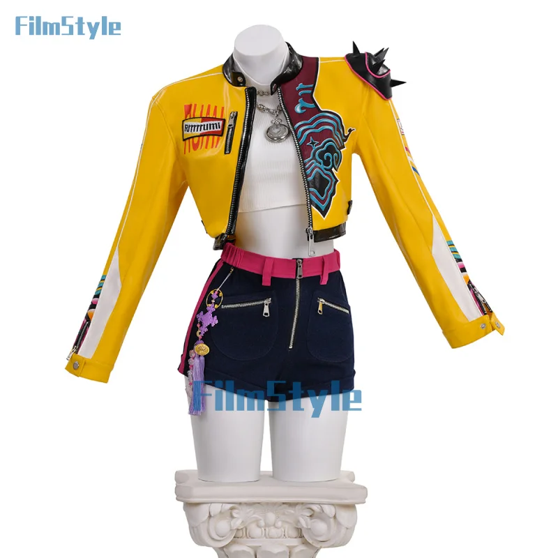 Rumi Cosplay Costume Anime KPop Demon Hunters Uniform Halloween Carnival Party Christmas Play Role Clothes Clothing