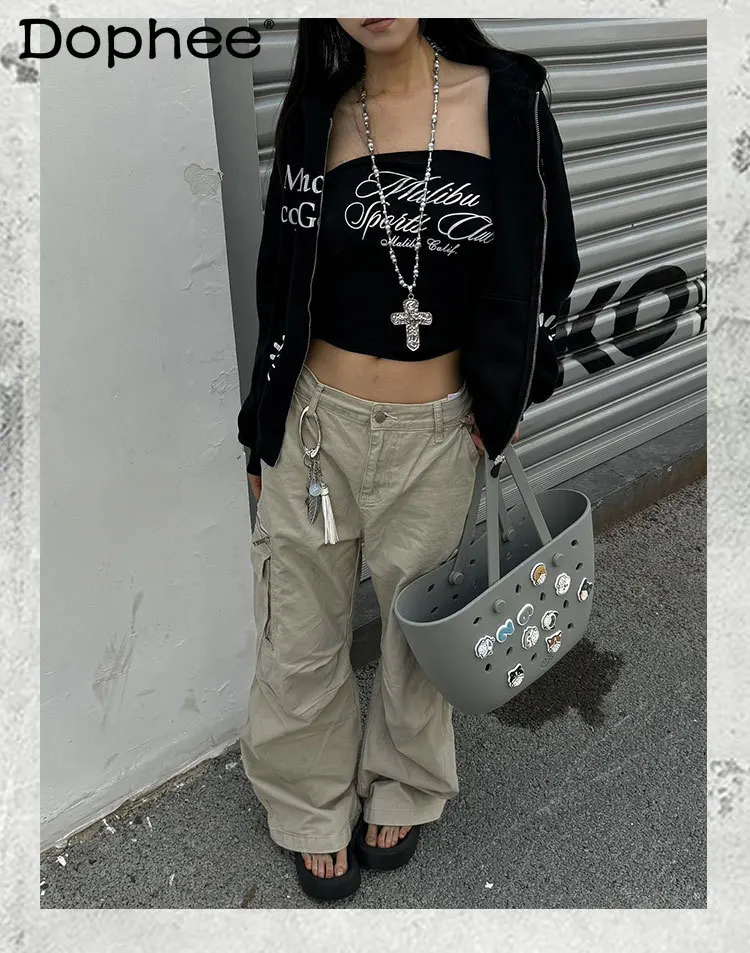 

Модный тренд, американский уличный кардиган, толстовка, осень-зима, новая свободная повседневная молодежная популярная толстовка унисекс