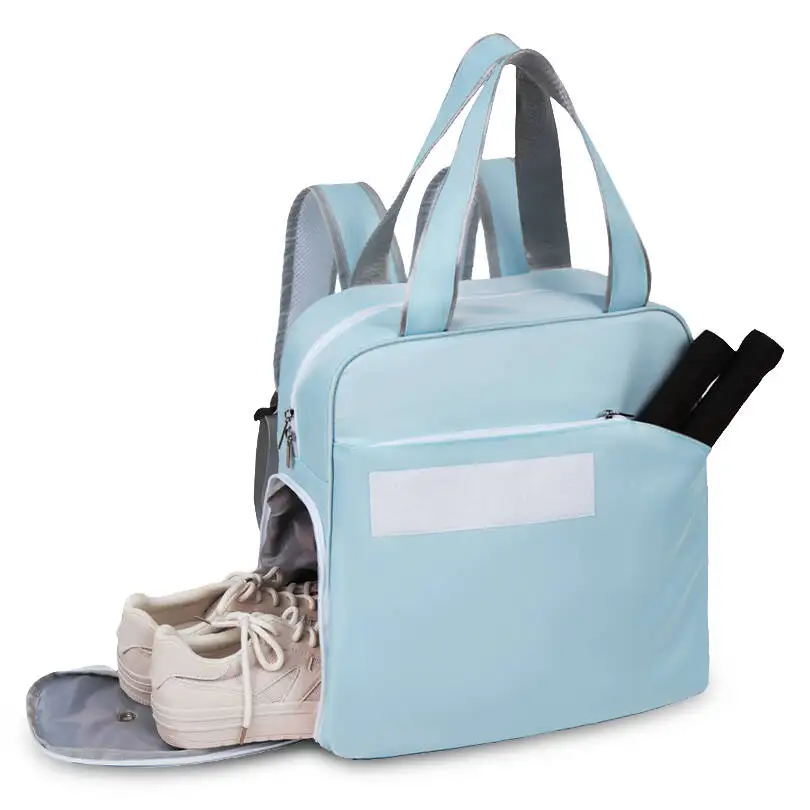 Jusenda New Sporting Fitness Bag Pickleball Rakcet Bag Large Capacity Single-Shoulder Bag with Shoe Compartment