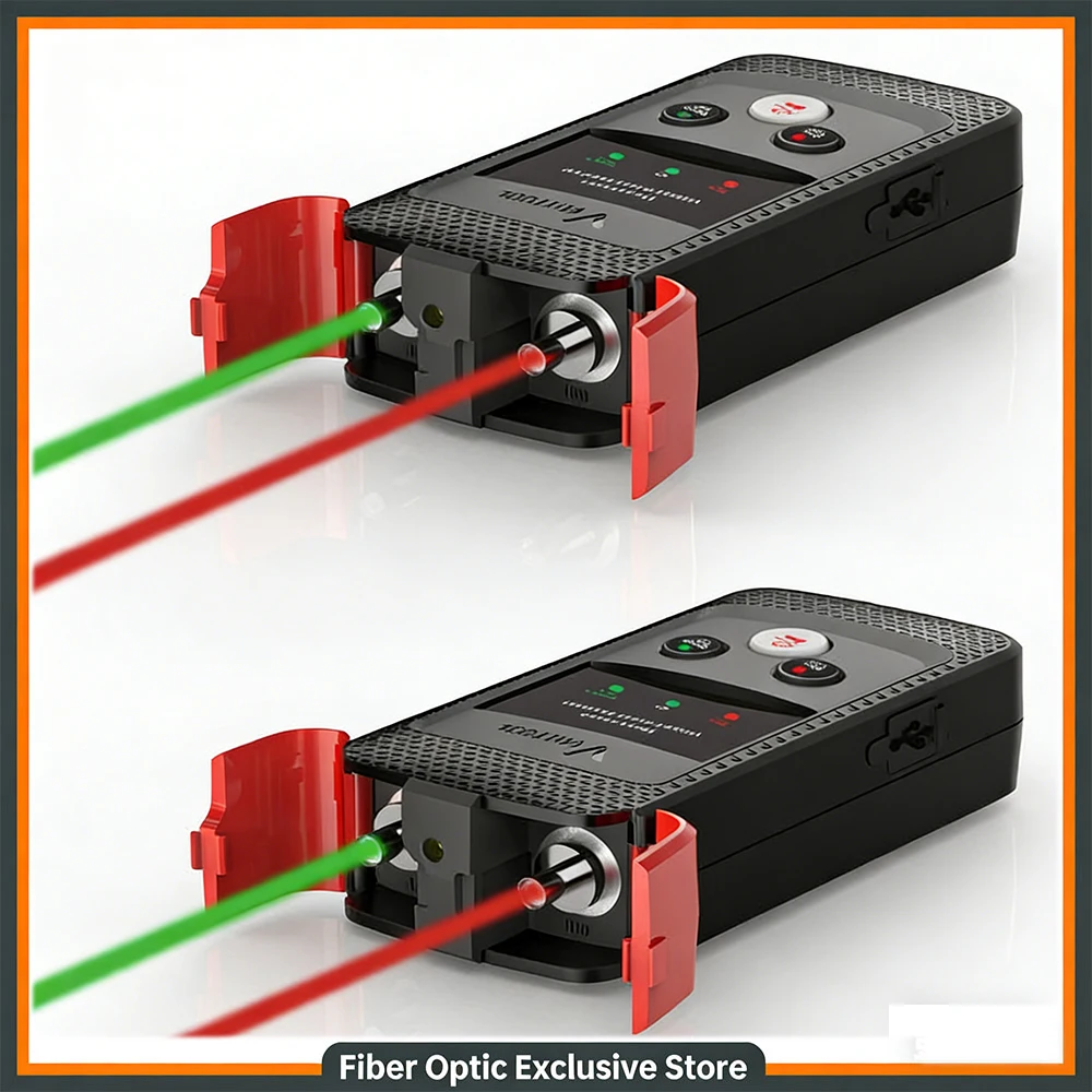 Fiber Optical Red Green Visual Fault Locator 10mw/20mw/30mw Green Laser Light Pen Laser Testers Fiber Optic Cable Tester Red VFL