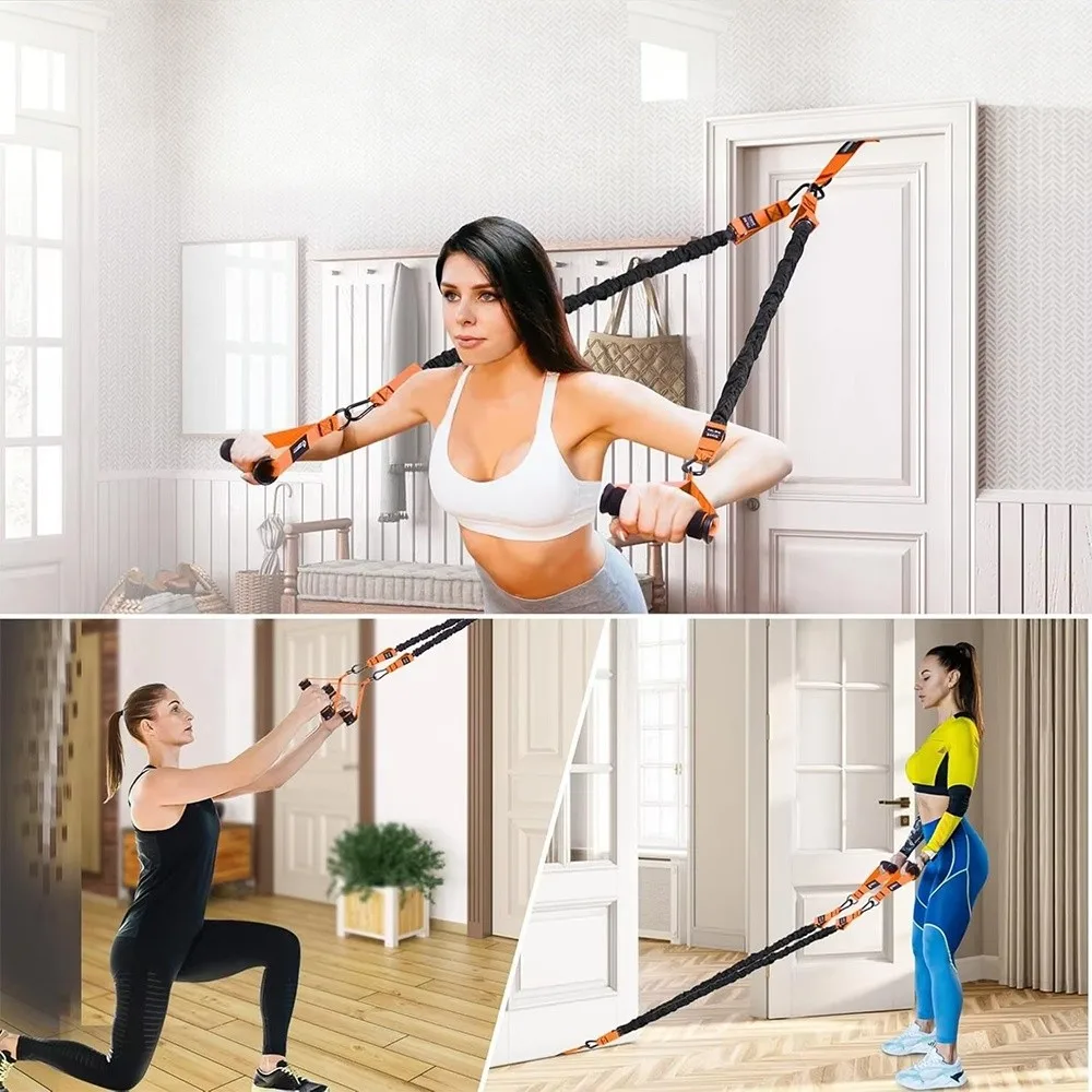 Klimmzug-Hilfe-Bänder-Set, Widerstandsband für Klimmzüge, Unterstützung für Männer und Frauen, zum Aufhängen, Training, Klimmzüge, Workout, Körperdehnung – Detail 4