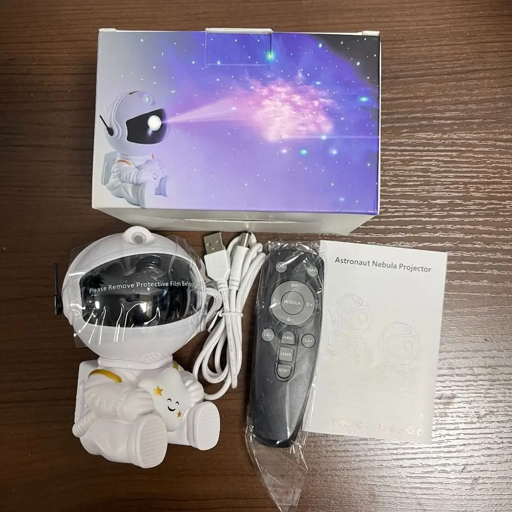 

Mini Remote Control Astronaut Projector Starry Projection LED Light Source Star Projector Ceiling Mount Nebula Light Space Theme