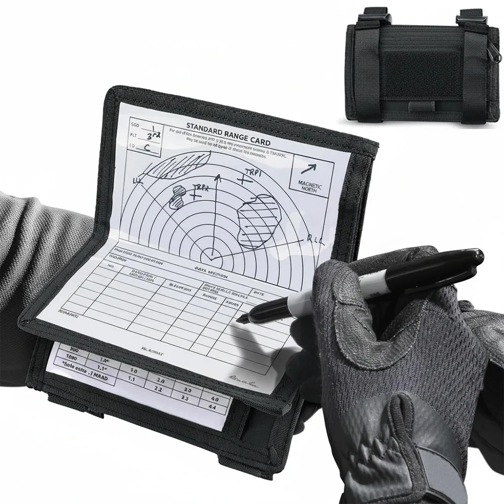 Taktische Kartenhülle Arm- und Handgelenk-Kartenhalter Armband-Kartentasche Kartenhalter für Schießen, Rettung, Feldmessungen