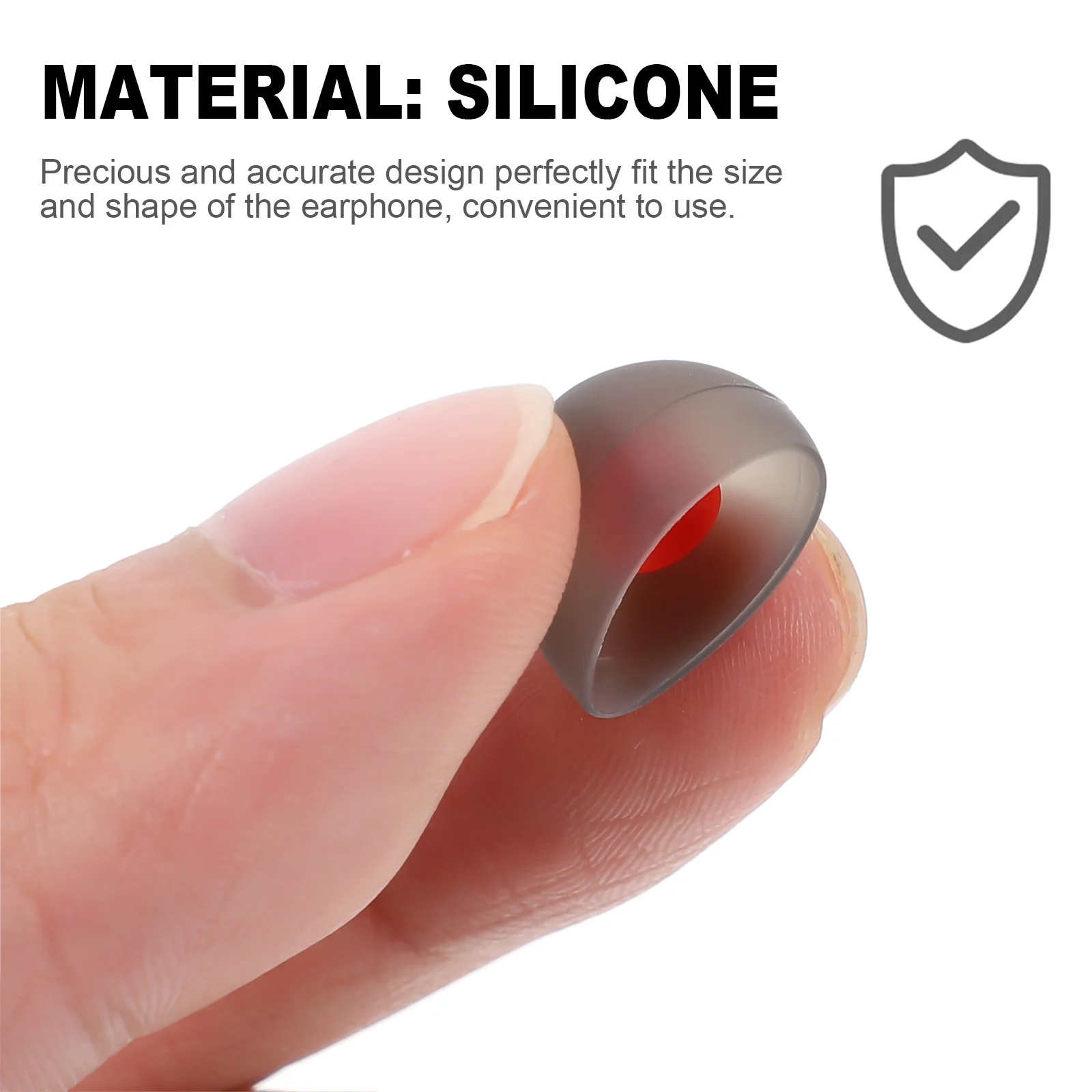 

36Pcs Comfortable Silicone Earphone Caps Perfect Fit Replacement Earbuds Tips Sweatproof Non-Slip Earphone Supplies for Workouts