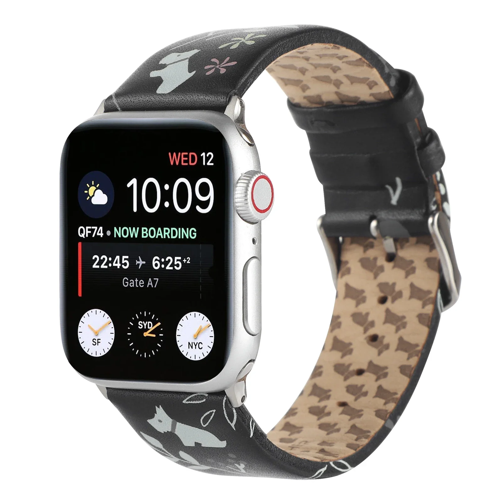 Genuine Leather Band for Apple Watch Strap 49mm 46mm 45mm 40/42mm 41mm Woman Man Bracelet for Iwatch Series 12 11 10 9 8 7 6 SE