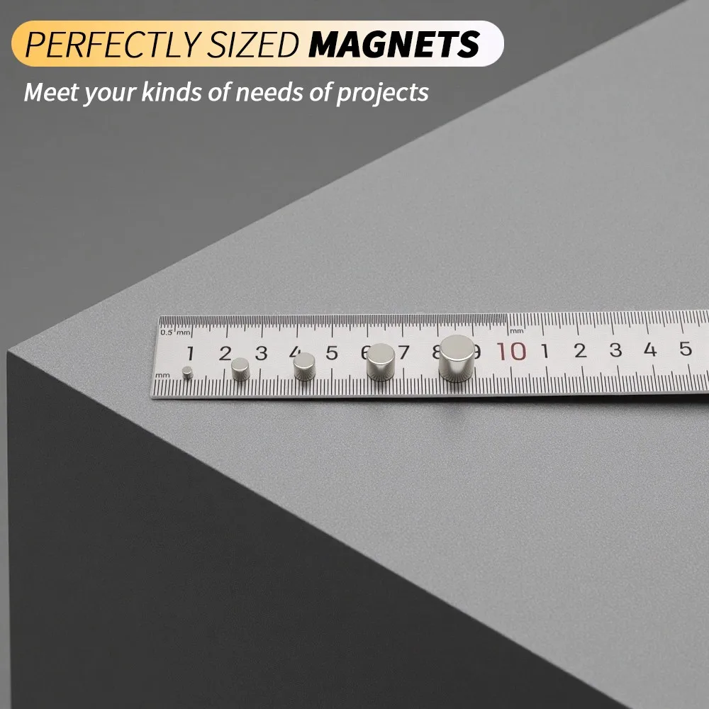 3x3 5x5 6x6 8x8 10x10mm Round Super Strong Neodymium Magnet Powerful Magnetic NdfeB Permanent Refrigerator Magnet