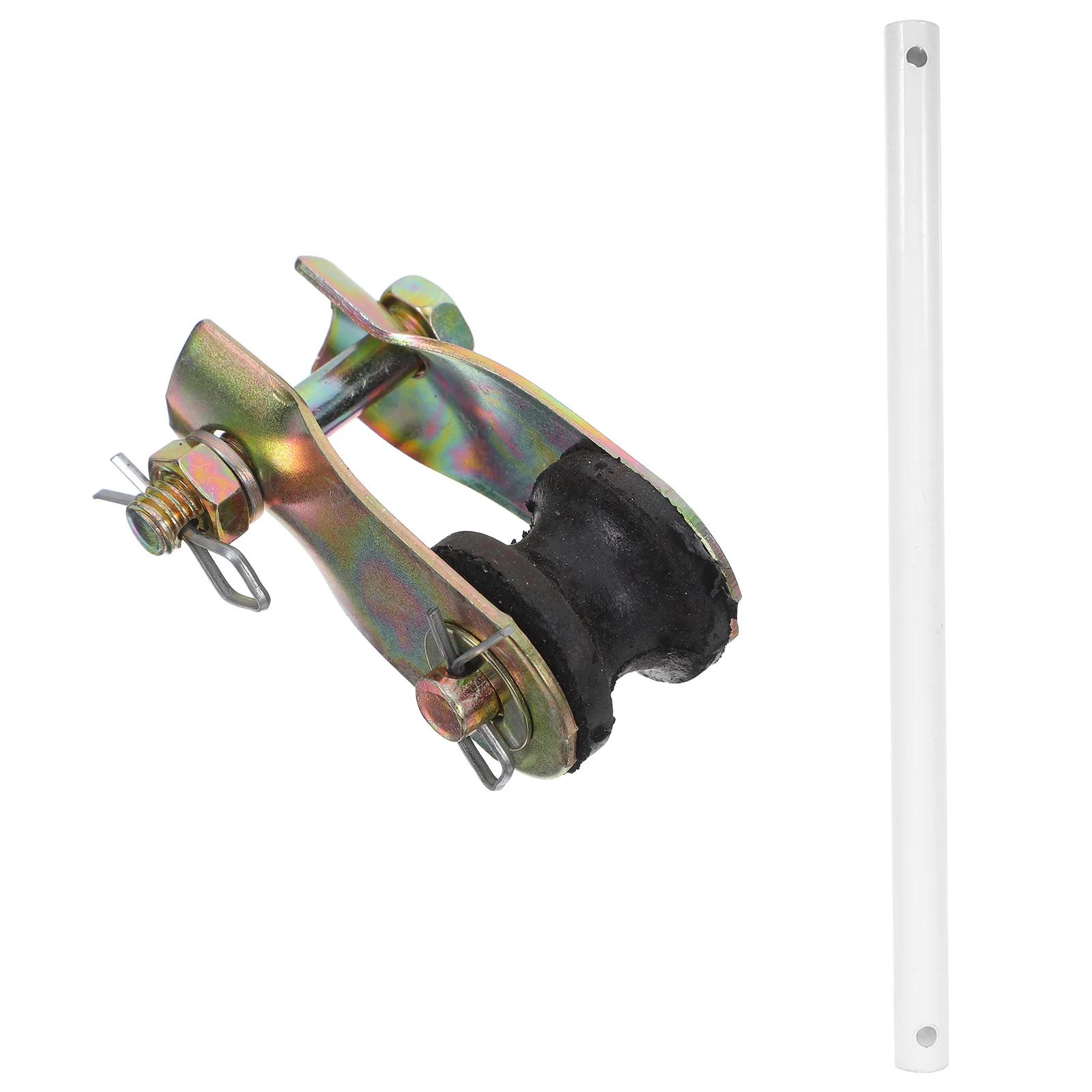 

2pcs Ceiling Fan Downrod Extension Universal Compatibility Easy Installation Durable Iron Steel Extended Downrods For Pendant