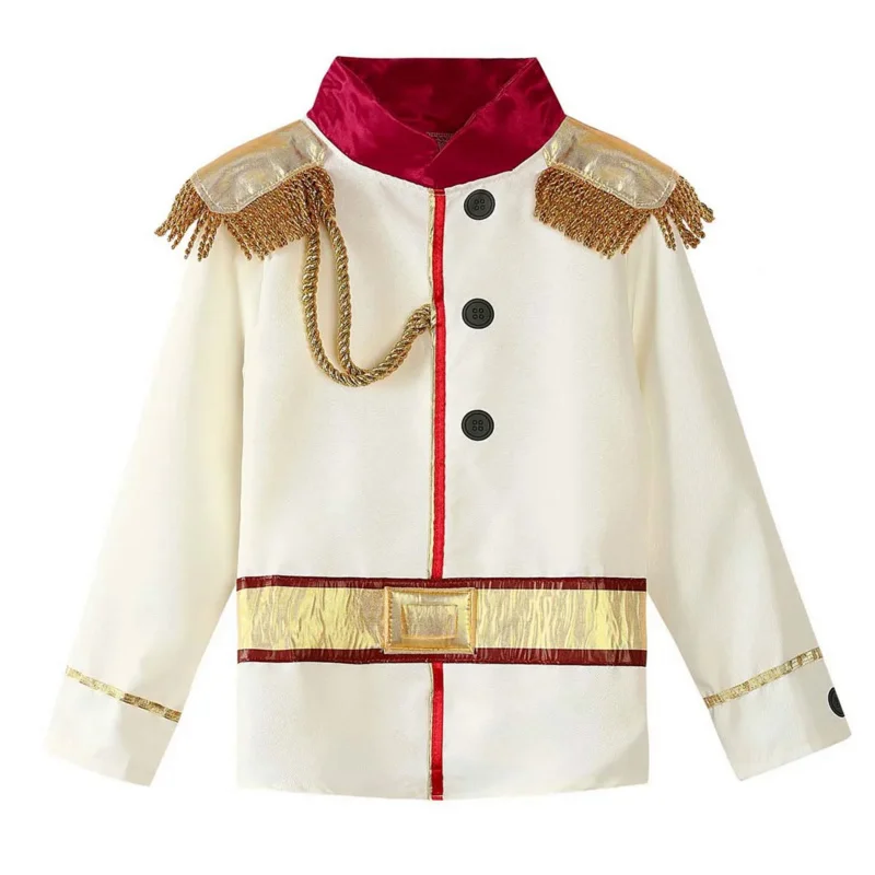 Costume de Prince pour enfants, olympiques de cosplay d'Halloween pour enfants, olympiques charmants pour enfants, vêtements de jeu de rôle de royauté de carnaval pour garçons