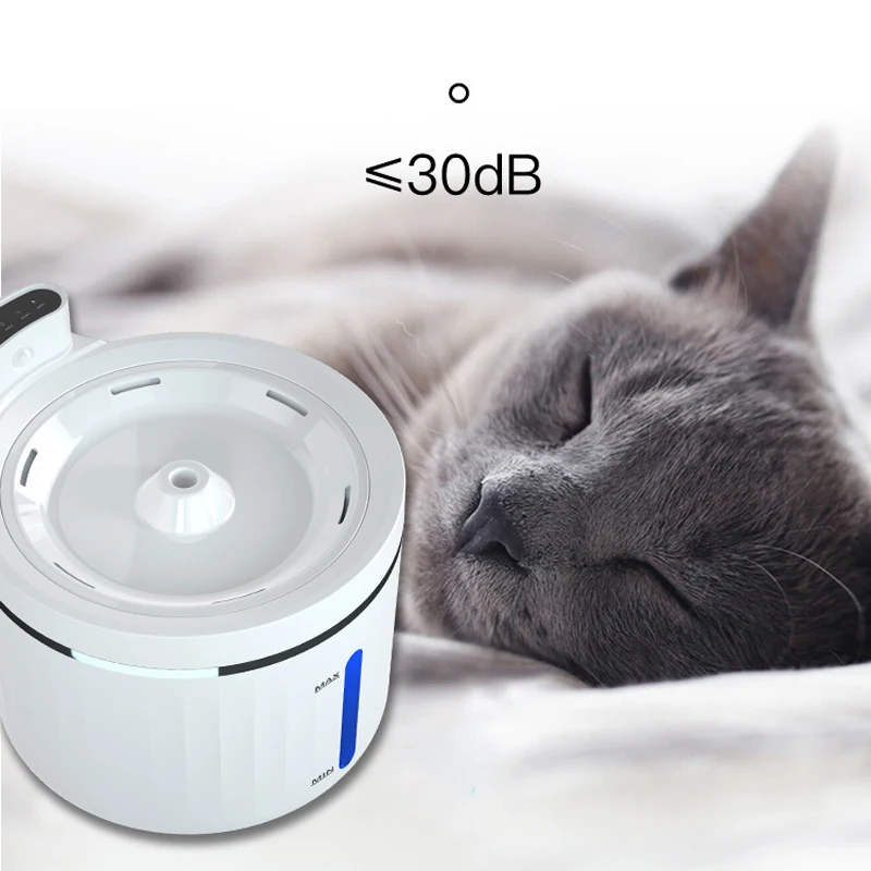 Intelligent Cat Water Fountain 2L Capacity Pet Cat Water Drinking Dispenser Automatic Circulation Induction Cat Drinker Fountain