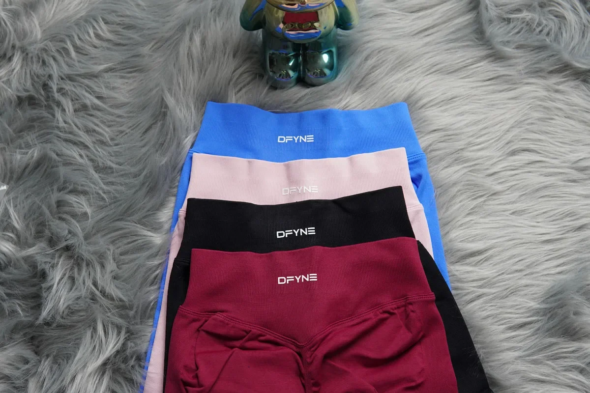 Impact Legginigs With Logo Women Low Ribbed Band Scrunch Bum Club Legging High Stretch Seamless Gym Tights Workout Sports Tights