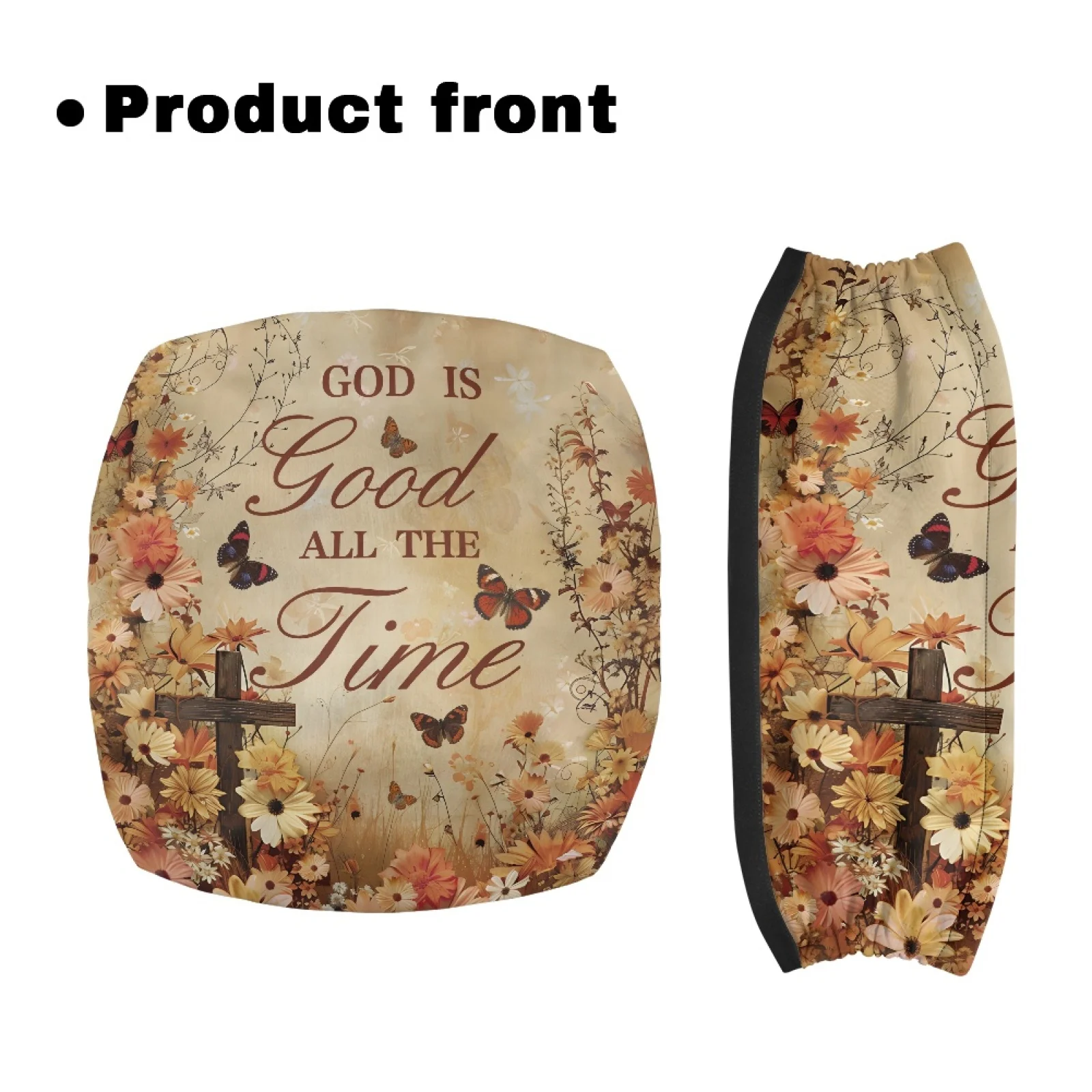 Coloranimal Reusable Removable 2PCS Seat Back Cover for Elder for Home Autumn Floral Butterfly Print