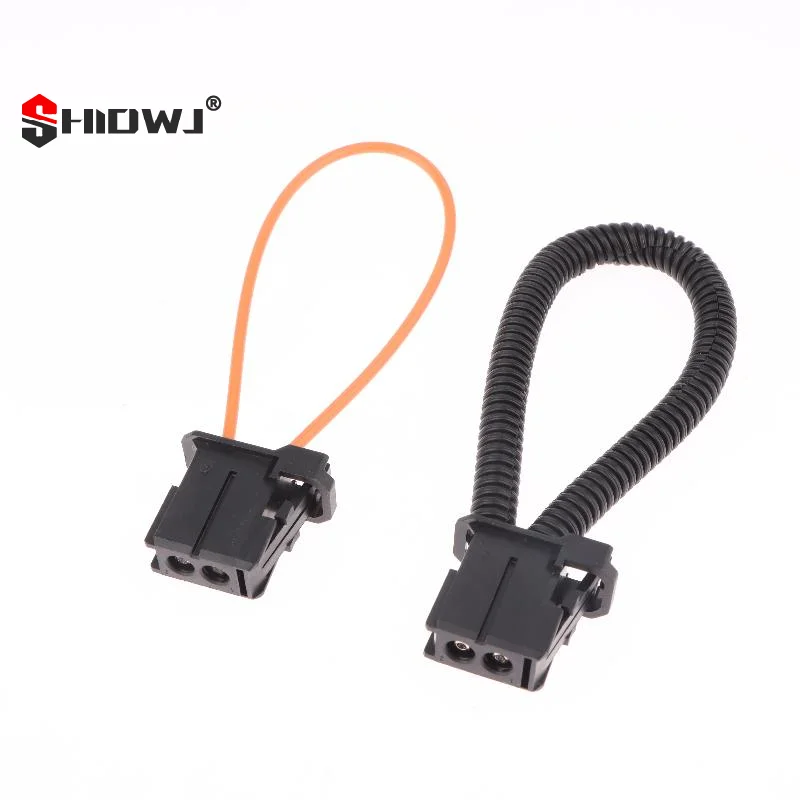 1/2 pièces plus Fiber optique boucle dérivation mâle femelle adaptateur câble voiture outils accessoires