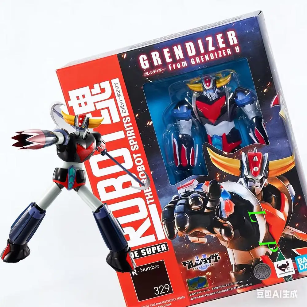 

BANDAI The Robot Spirits Mazinger Z Action Figures GRENDIZER U In Stock Original Anime model action figure Genuine Boxed Toy