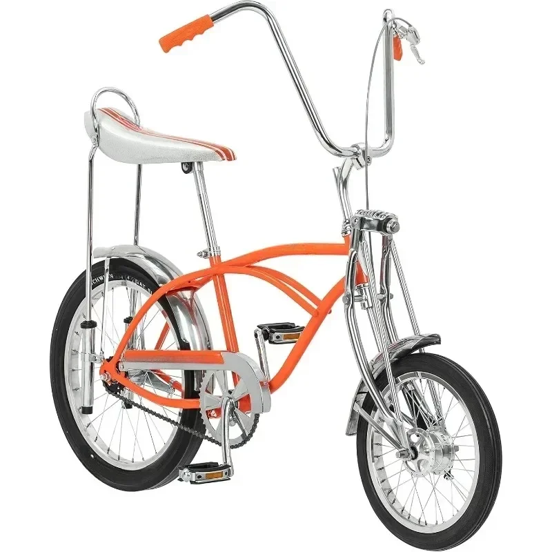 Classic Krate Kids Bike for Boys Girls Age 6+ Years Frame Springer Fork Vintage High-Rise Ape Handlebar, Banana Seat