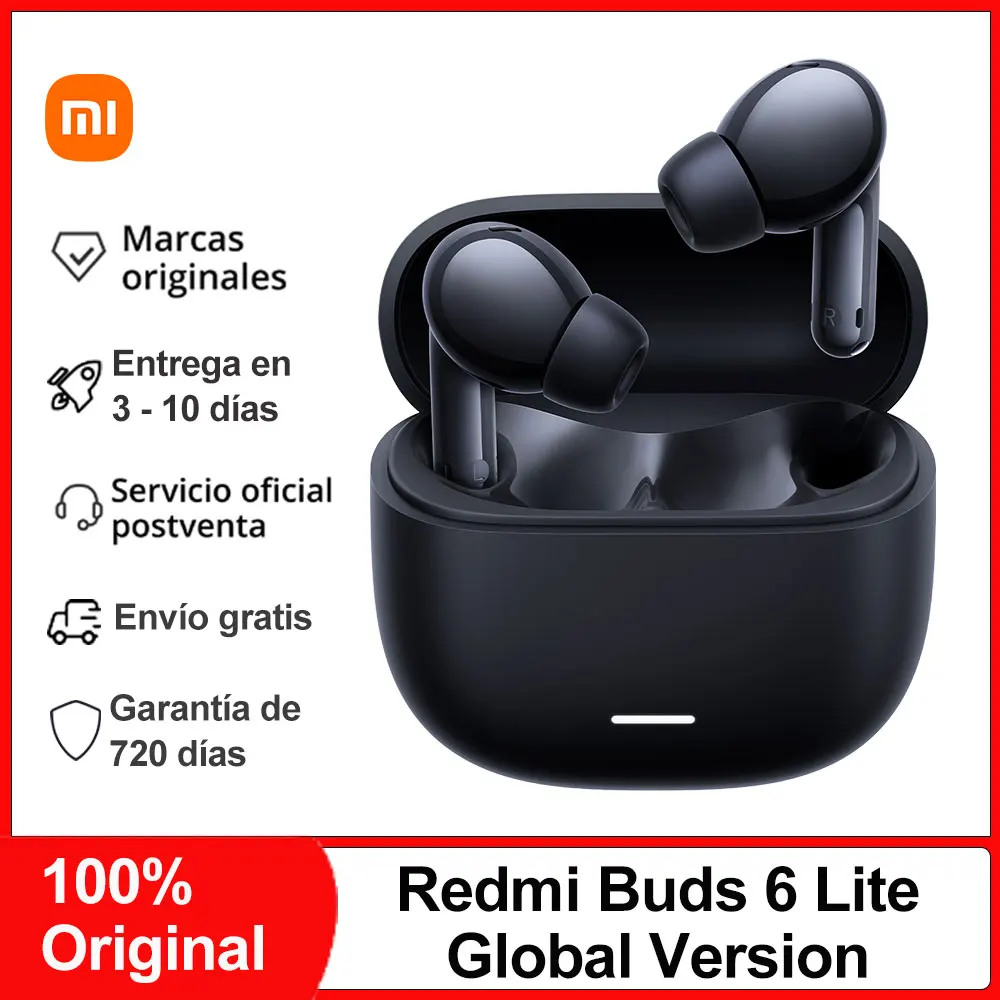 Global Version Xiaomi Redmi Buds 6 Lite Wireless Bluetooth Earphone,BT5.3 Wireless Earphone,Up to 52dB Active Noise Cancellation