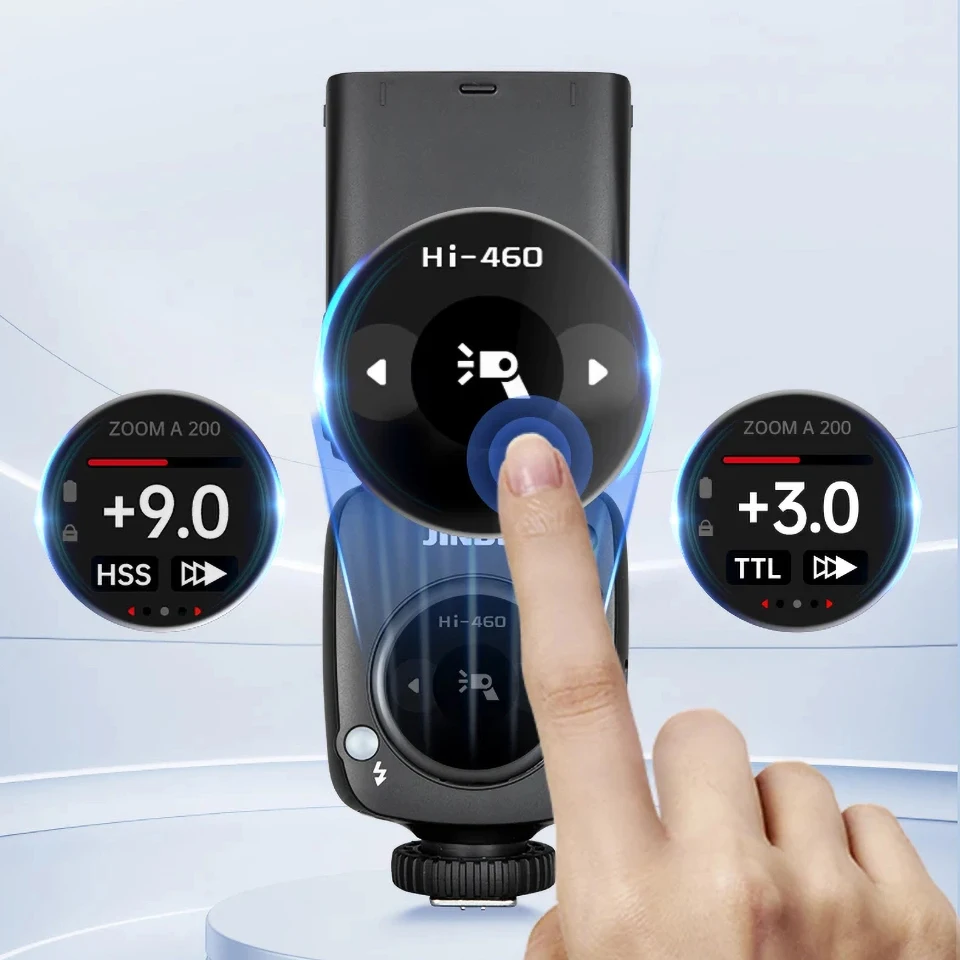 كاميرا جينبي-سبيد لايت فلاش ، متوافق مع كانون ، نيكون ، سوني فوجي باناسونيك ، لاسلكي ، TTL-1 ،