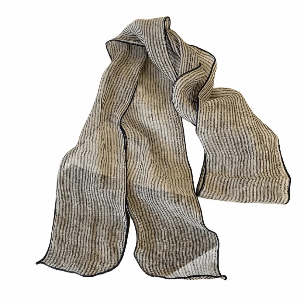 

Fashionable Multicolor Long Scarf Plaid Stripped Dots Flower Photo Props Scarves Versatile Cloth Art Neckerchief Girl Women