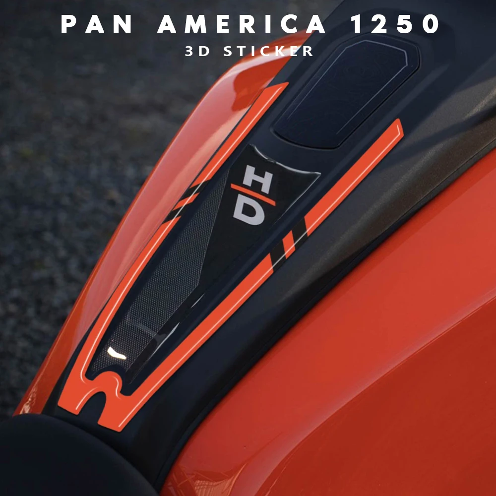 

For PAN AMERICA 1250 PA1250 PANAMERICA1250 2020 2022 Stickers Frontal protection fork Sticker 3D Protector Decoration kit