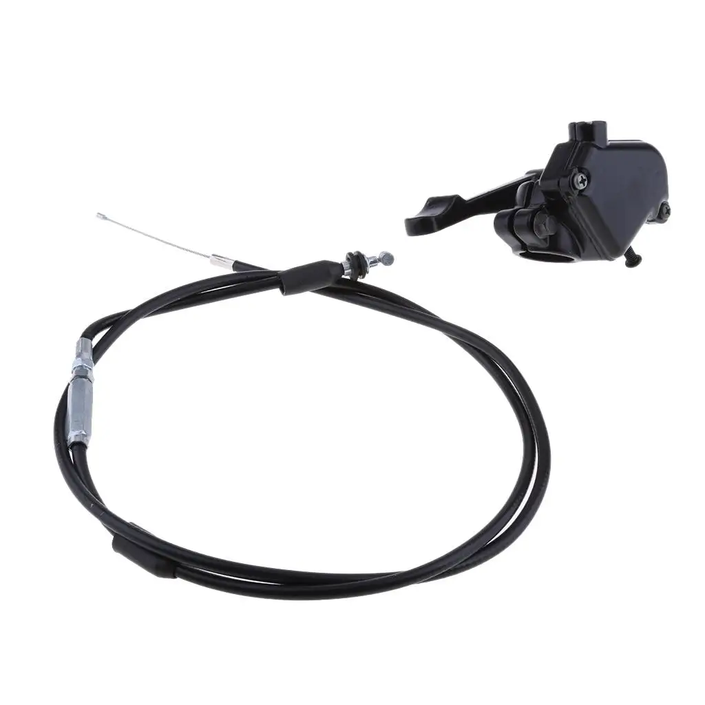 Black Throttle Thumb Assembly for Quad ATV 150cc Iron Material 22mm Handlebar Upgrade Parts